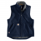 Carhartt Mens Flame Resistant Relaxed Fit Duck Sherpa-Lined Mock Neck Vest